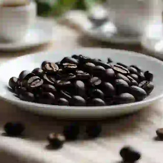 Why coffee beans turn black?